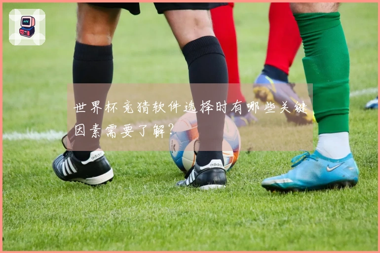 世界杯竞猜软件选择时有哪些关键因素需要了解？