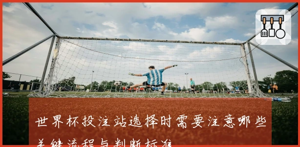 世界杯投注站选择时需要注意哪些关键流程与判断标准